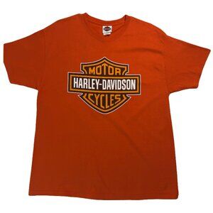 Harley Davidson Men's Vintage Las Vegas T-Shirt Size Large Motor Cycles Tee 2002